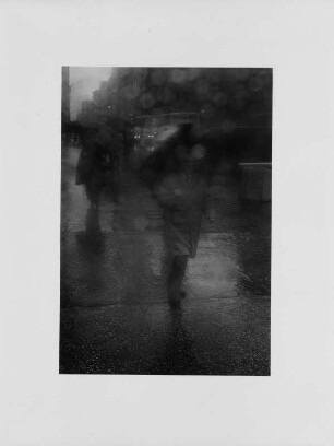 Passanten im Regen, New York