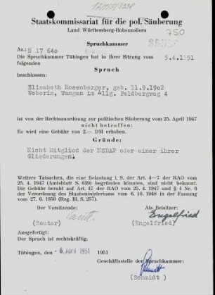 Rosenberger, Elisabeth