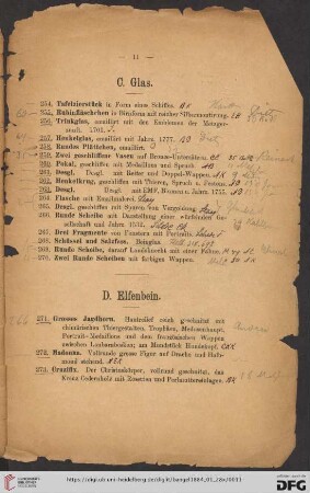 D. Elfenbein (Nr. 271 - 296)