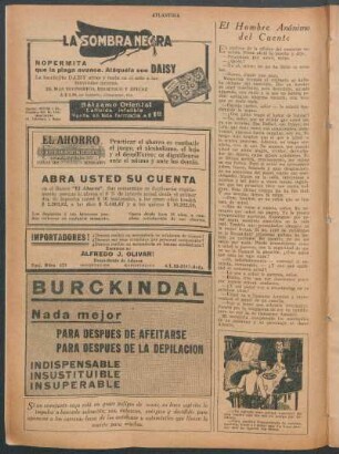 El hombre anónimo del cuento
