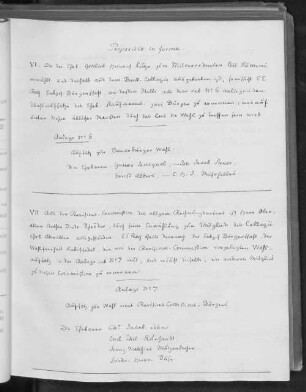 VII. Wahl eines Bürgers zur Revisions-Comission des allgem. Rechnungswessens.