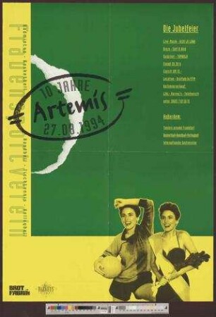 10 Jahre Artemis : Die Jubelfeier