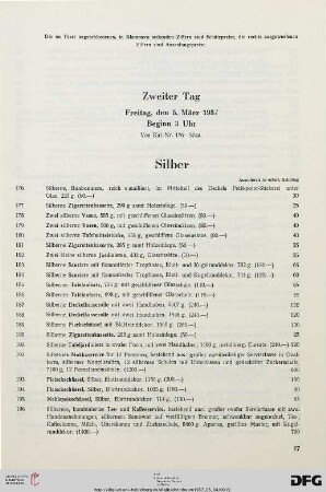 Silber 8Nr. 176-216)