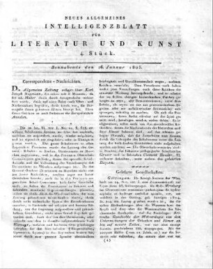 1805-01-26 : 4. Stück