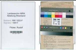 Entnazifizierung Rudolf Flicker , geb. 13.12.1914 (Musiklehrer)