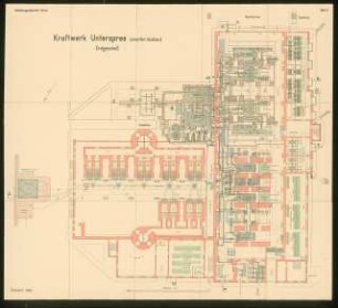Kraftwerk Unterspree, Berlin-Ruhleben Erweiterung: Grundriss EG 1:100