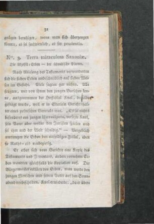 Nro. 3. Terra miraculosa Saxoniae