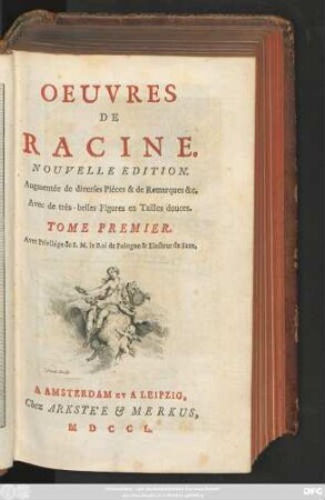 T. 1: Oeuvres : Avec de très-belles Figures en Tailles douces
