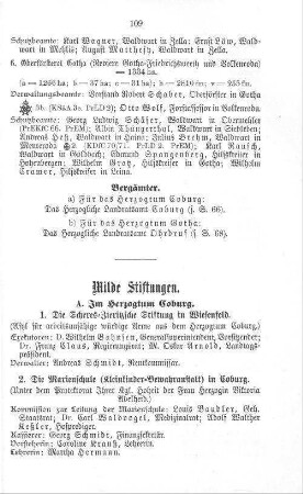 Milde Stiftungen