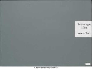 Ostafrika zwischen Äquator und Sambesi, Deutsch-Ostafrika : 1886-1890 : Kartensammlung