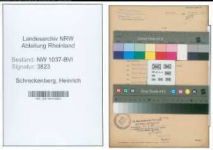 Entnazifizierung Heinrich Schreckenberg , geb. 13.06.1895 ()