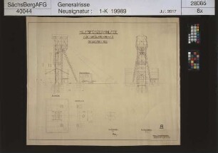 Steinkohlenwerk Zauckerode; Hilfsförderanlage für den Carolaschacht II