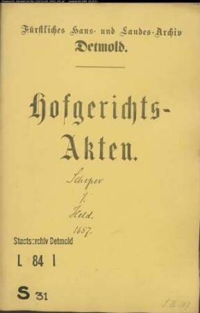 Schäfer, Grete gegen Ernst Held und Kons. - Erbschaft
