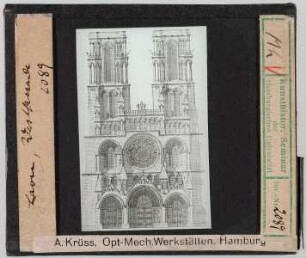 Laon: Kathedrale, Westfassade