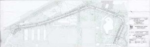 Hansjakob, Gottfried; Bonn; Bundesviertel - Rheinaue - Rheinaue - Gronau, Übersichtplan Charles-de-Gaulle-Straße (Lageplan)