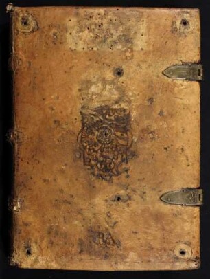 Supralibros: Stadtbibliothek Nürnberg mit dem Wappen des Kirchenpflegers Hieronymus Paumgärtner