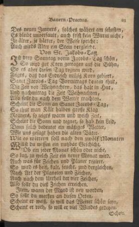Von St. Jacobs-Tag.