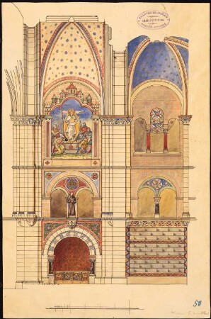 Evangelische Gnadenkirche (Augustakirche), Berlin-Mitte Ausführungsprojekt: Wandausmalung