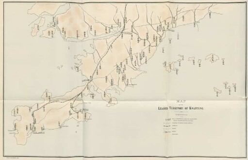 Map of the leased territory of Kwantung