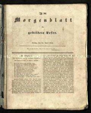 Literarische Zeitschrift. 36. Jahrgang 1842