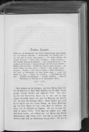 Drittes Kapitel.