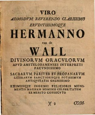 Pavli Colomesii Rvpellensis Italia Et Hispania Orientalis Sive Italorvm Et Hispanorvm Qvi Lingvam Hebraeam Vel Alias Orientales Excolvervnt Vitae