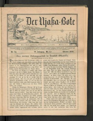 Nr. 24. Oktober 1910.
