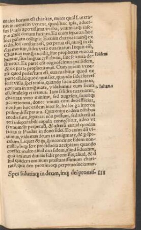 III Spes fidutiaque in deum ...