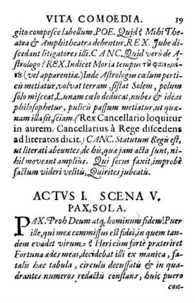 Scena V. Pax, Sola.