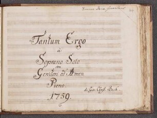 Tantum ergo G-Dur (Warb E 26)