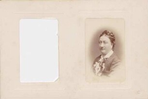 links: leer rechts: Alexandrine von Baden