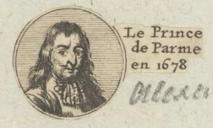 Bildnis von Alexander, Herzog von Parma