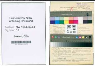 Entnazifizierung Otto Jansen , geb. 06.02.1892 (Arbeiter)