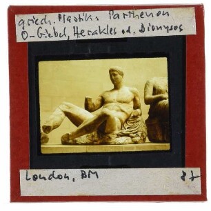Gestalt des Herakles o. Dionysos, Parthenon, Ostgiebel