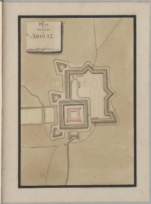 Plan du Chateau D' Aroltz