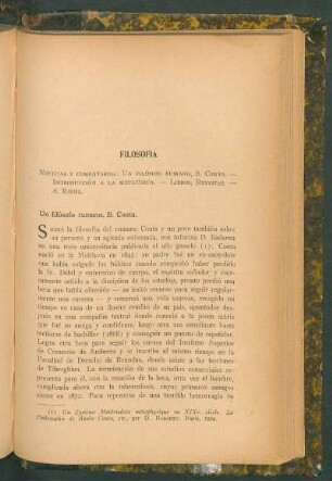 Filosofía