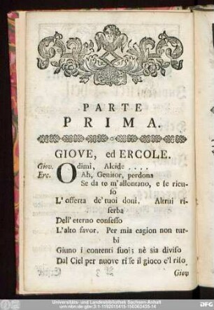 Parte Prima.