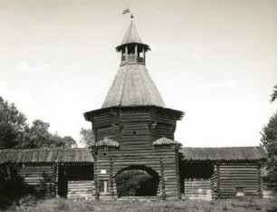 Moskau-Kolomenskoje. Torturm des Klosters St. Nikolaus von Karelien (1691-1692)