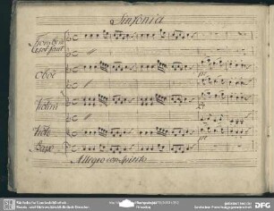 Sinfonia (Einlage Pasquale Anfossi)