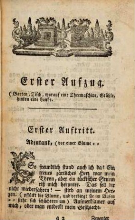 Der Adjutant : Ein Lustspiel in 3 Aufz.