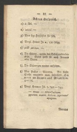 Achtes Gespräch