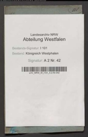 Verwaltung des Damenstifts zu Quernheim