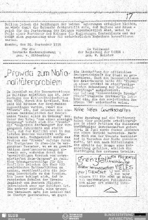 Keine freien Gewerkschaften