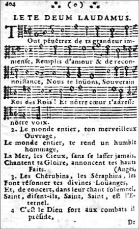 Le Te Deum laudamus