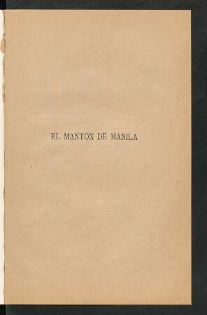 El mantón de Manila