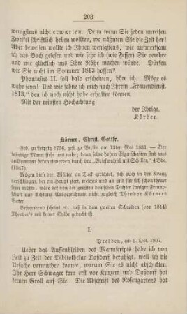 Körner, Christ. Gottfr.