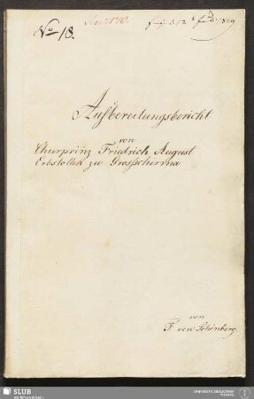 Aufbereitungsbericht von Churprinz Friedrich August Erbstollen zu Grossschirma - 18.6822 4.