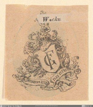 [Schild mit Monogramm FC]