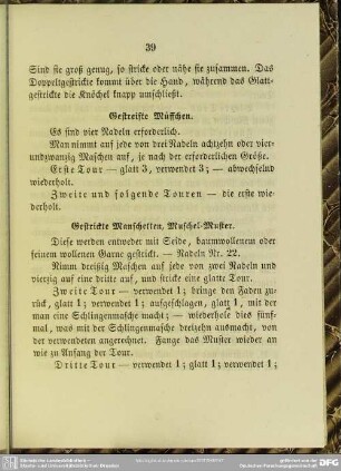 Gestreifte Müffchen