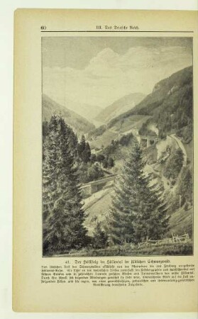Der Höllsteig im Höllental im südlichen Schwarzwald